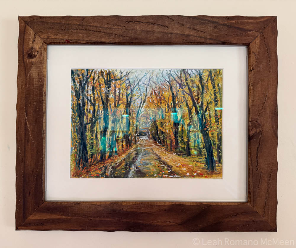 Autumn Glow After The Rain - Soft Pastel Original