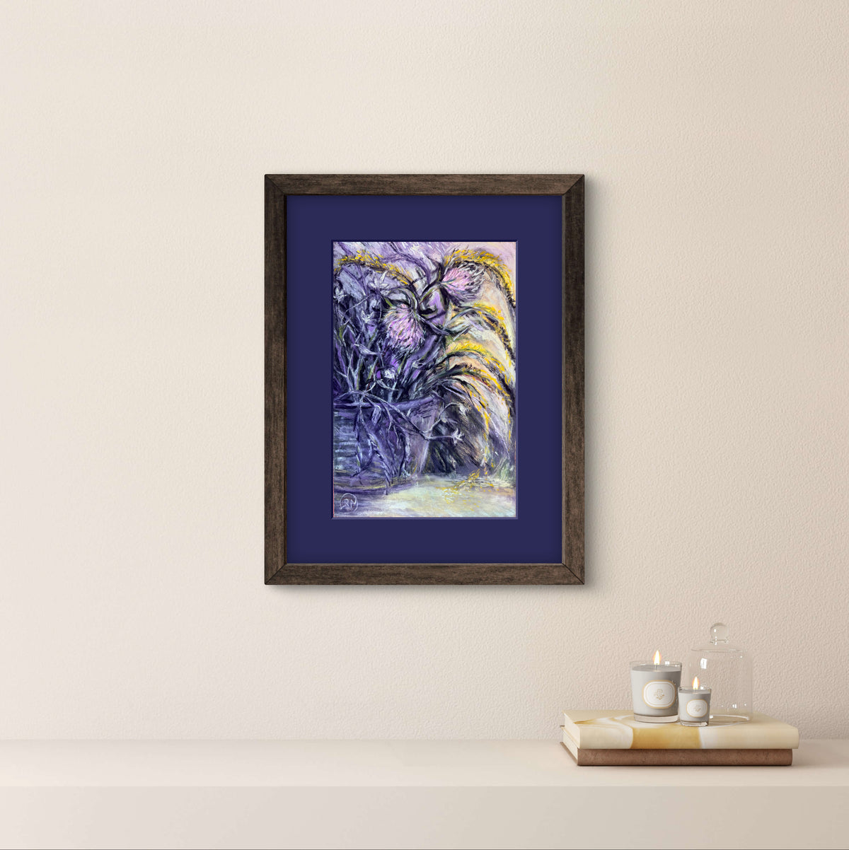 Glimmer Of Goldenrod And Clover Soft Pastel Giclée Print