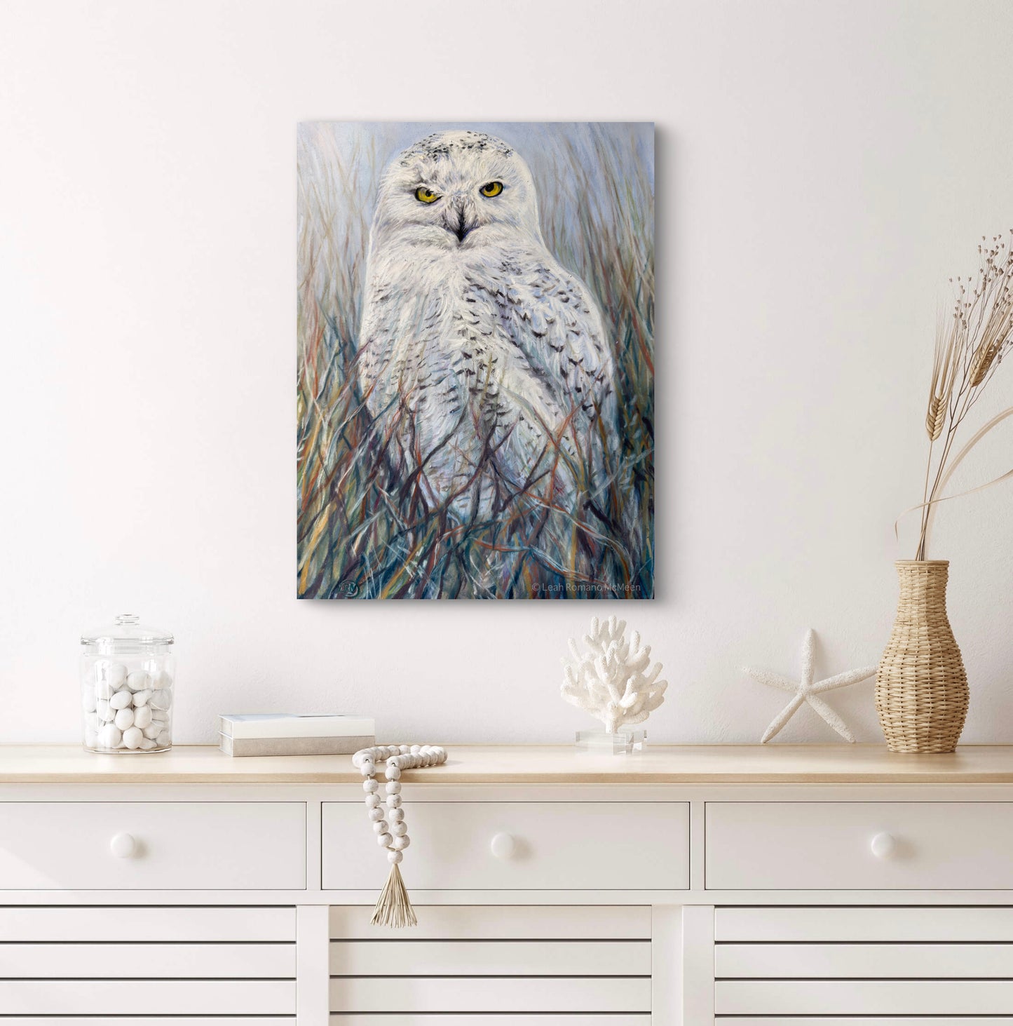 Snowy Owl Winter Visitor WPA Poster And Art Print