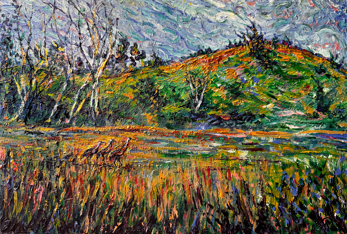 Cranes In The Foredune