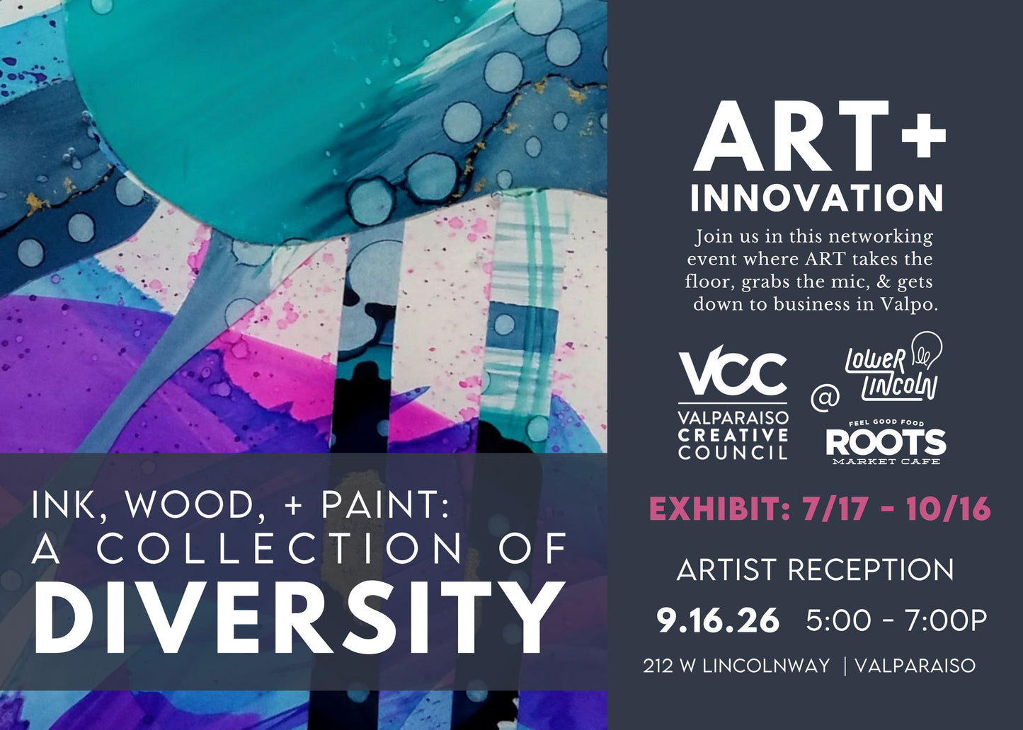 Ink Wood And Paint Group Exhibit Valparaiso Indiana