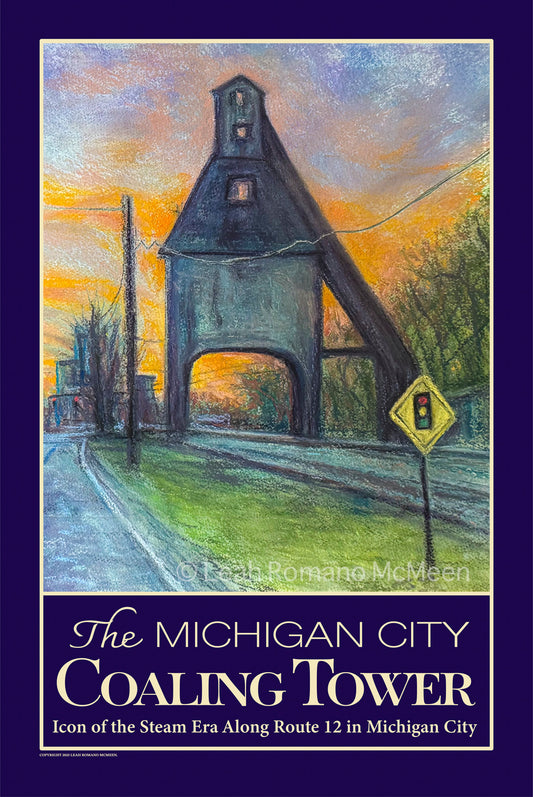 Last Light of the Coaling Tower - Poster
