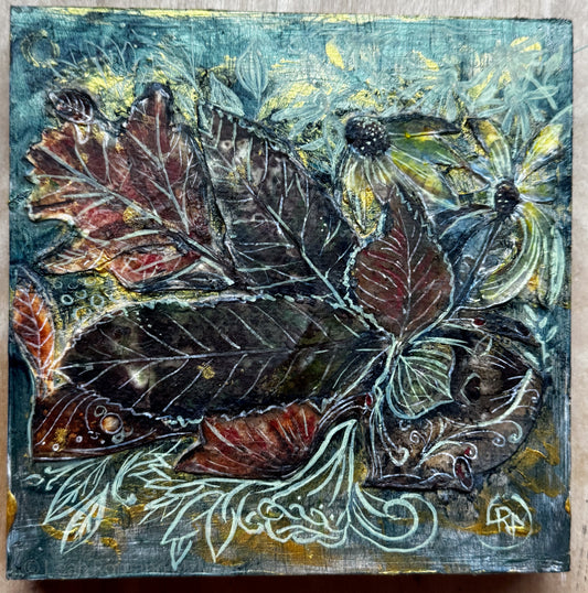 Eco Botanical Leaf Medley Green