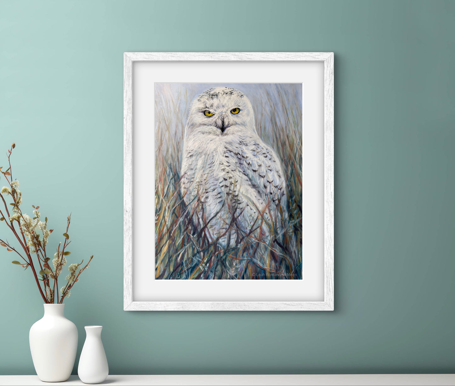 Snowy Owl Winter Visitor WPA Poster And Art Print