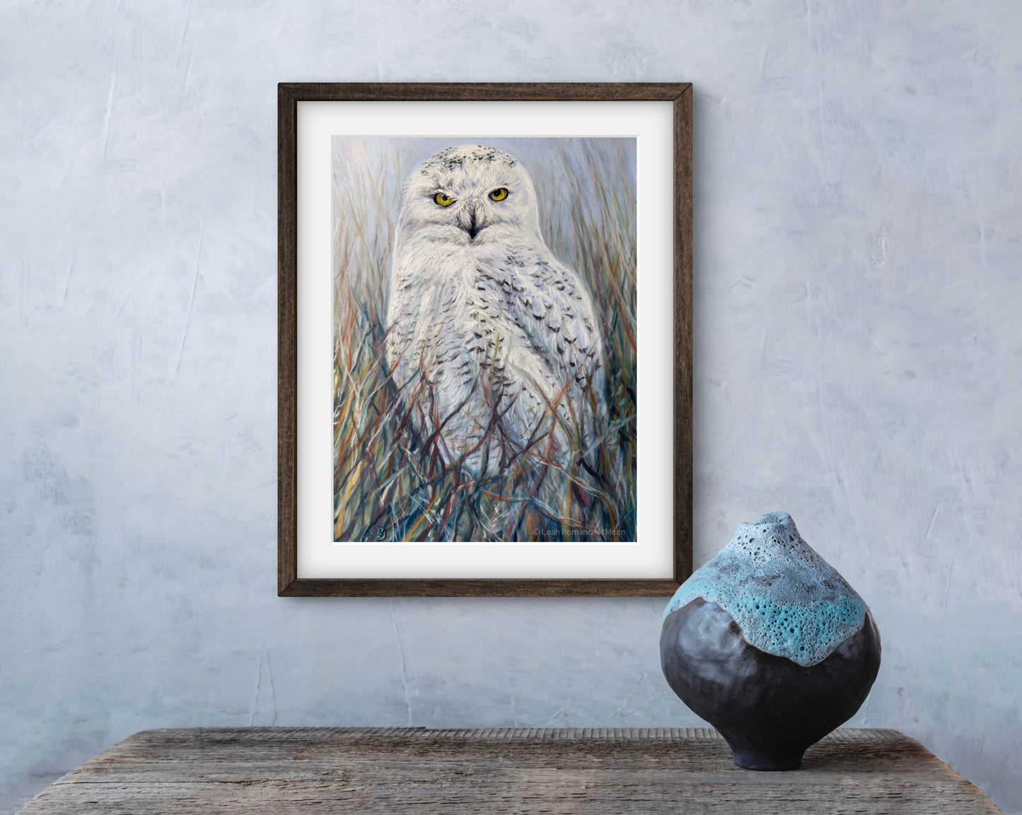 Snowy Owl Winter Visitor WPA Poster And Art Print