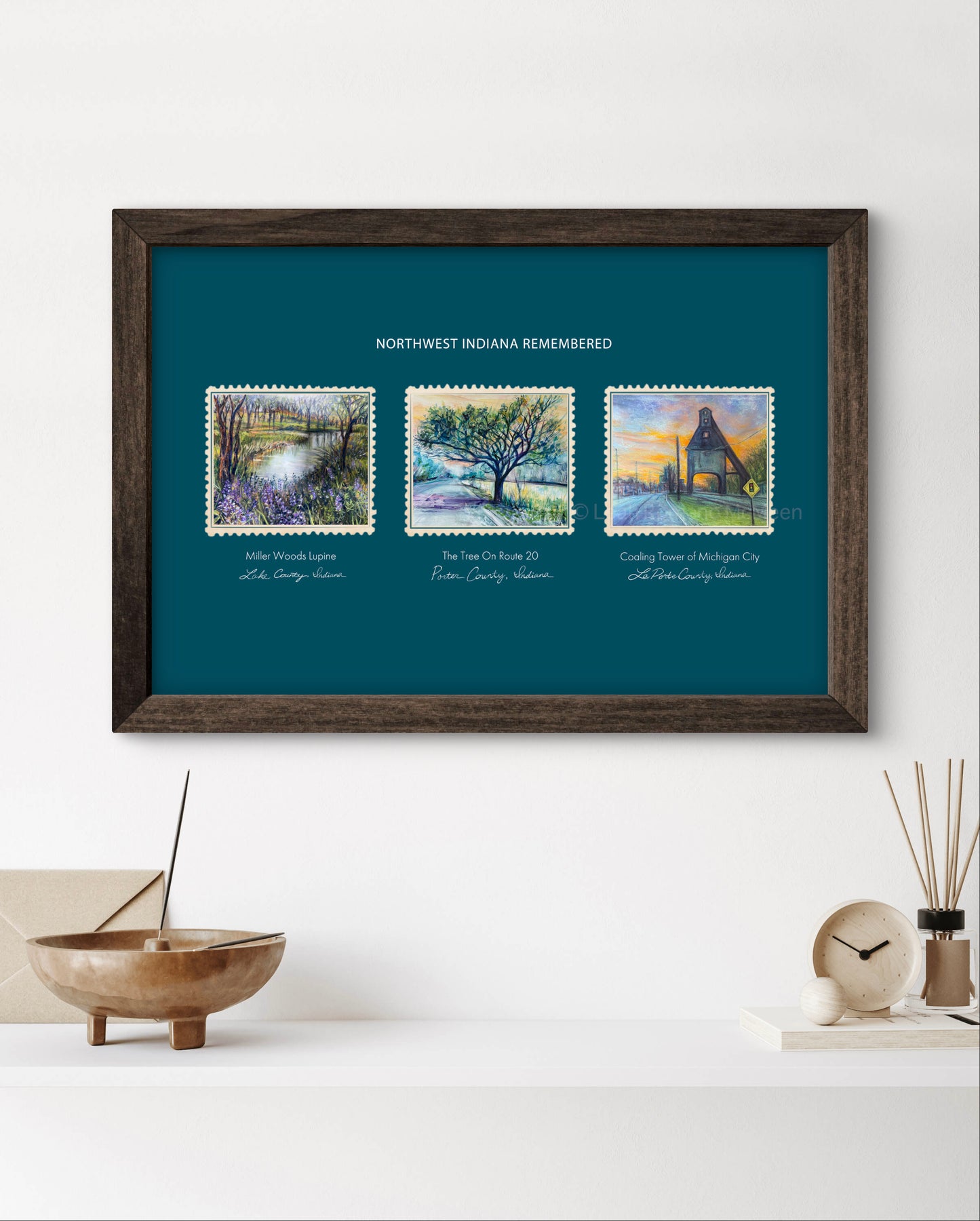 Northwest Indiana Remembered - WPA Poster Tryptich