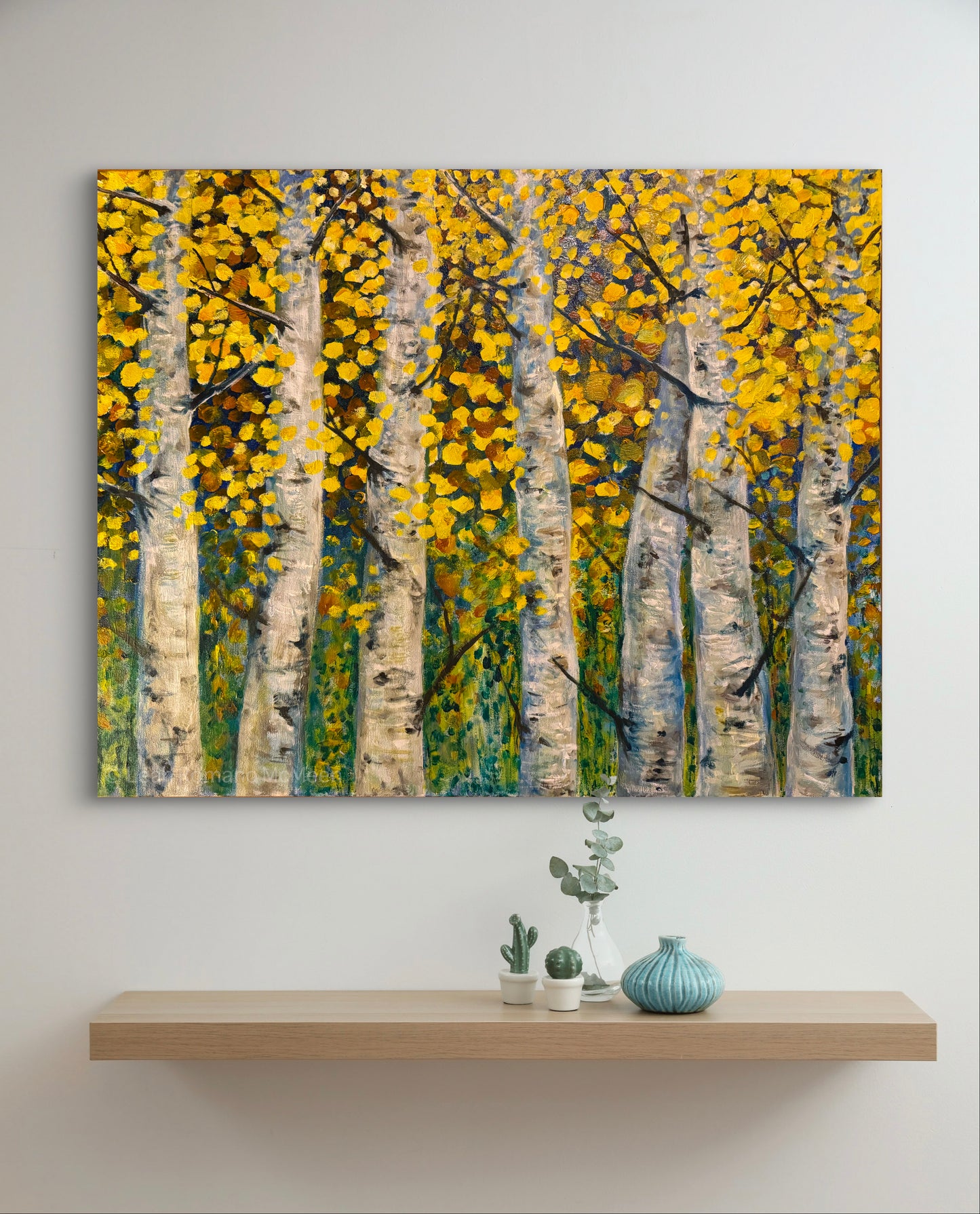 Aspen Guild of Trees – Giclée Paper or Stretched Canvas Print from Oil Original