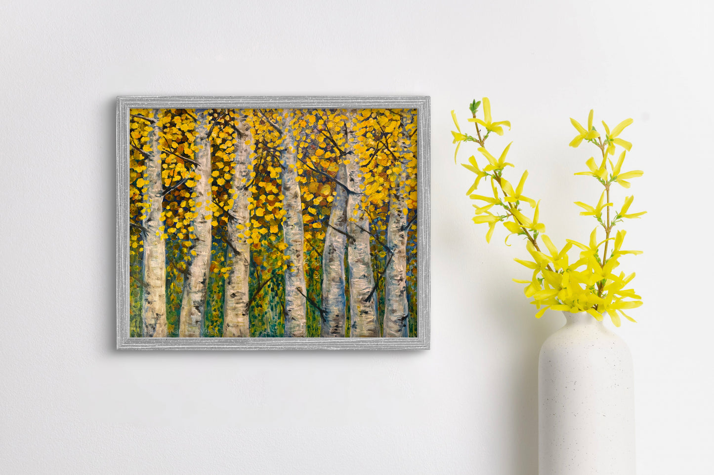 Aspen Guild of Trees – Giclée Paper or Stretched Canvas Print from Oil Original