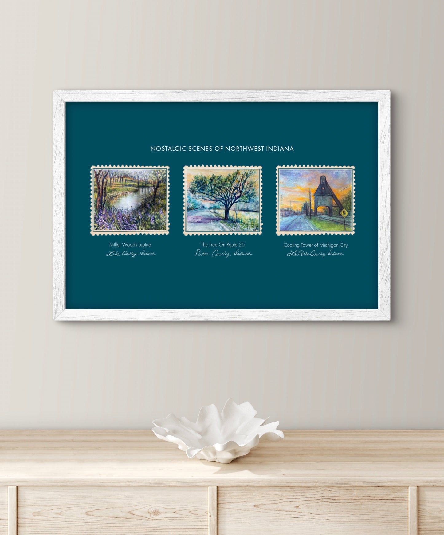 Nostalgic Scenes of Northwest Indiana - Art Print Poster Print