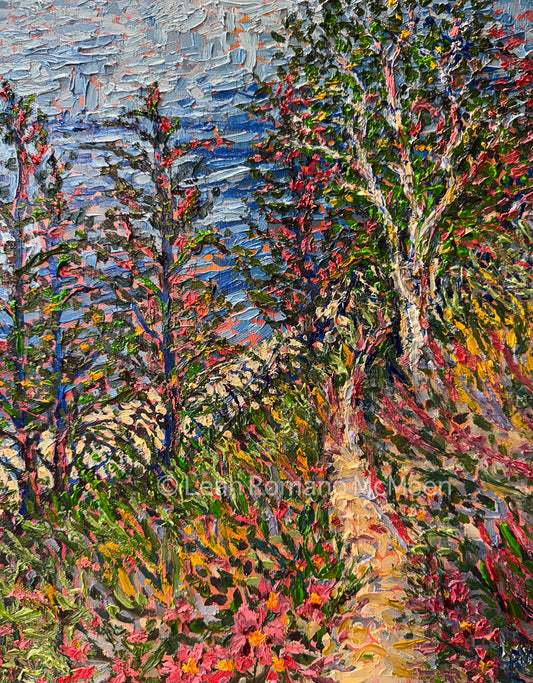 Lake And Dune View From Above - Glicée Print