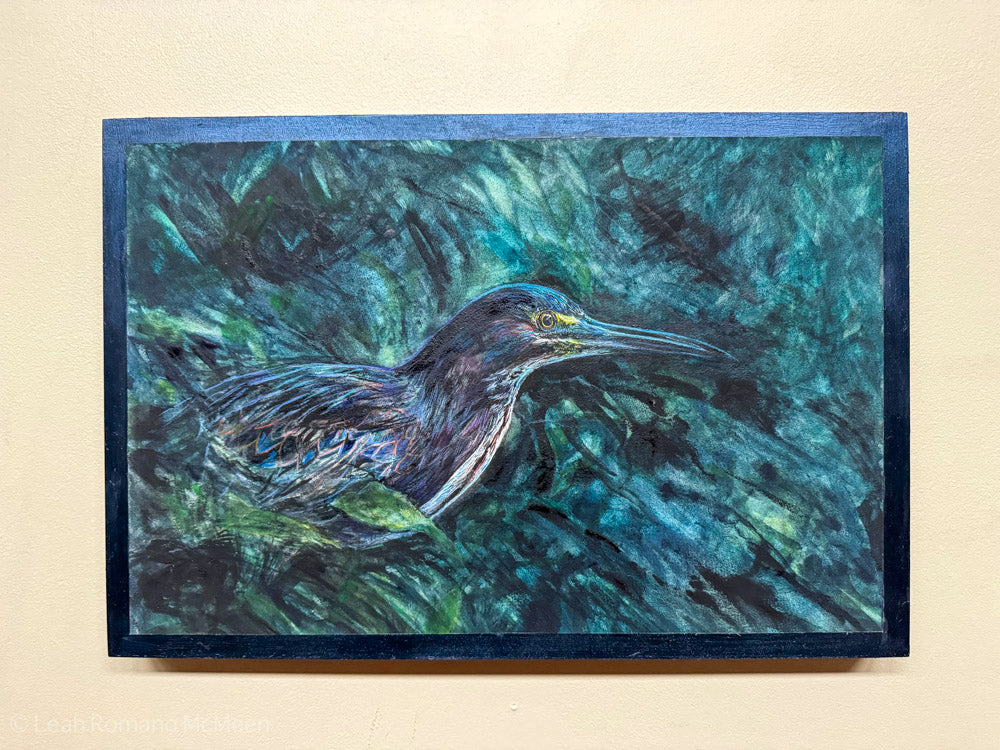 Green Heron, The Nightwatcher - Original Watercolor Painting