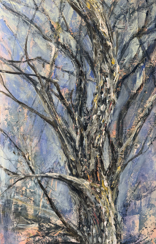 Sycamore In Blue front view painting