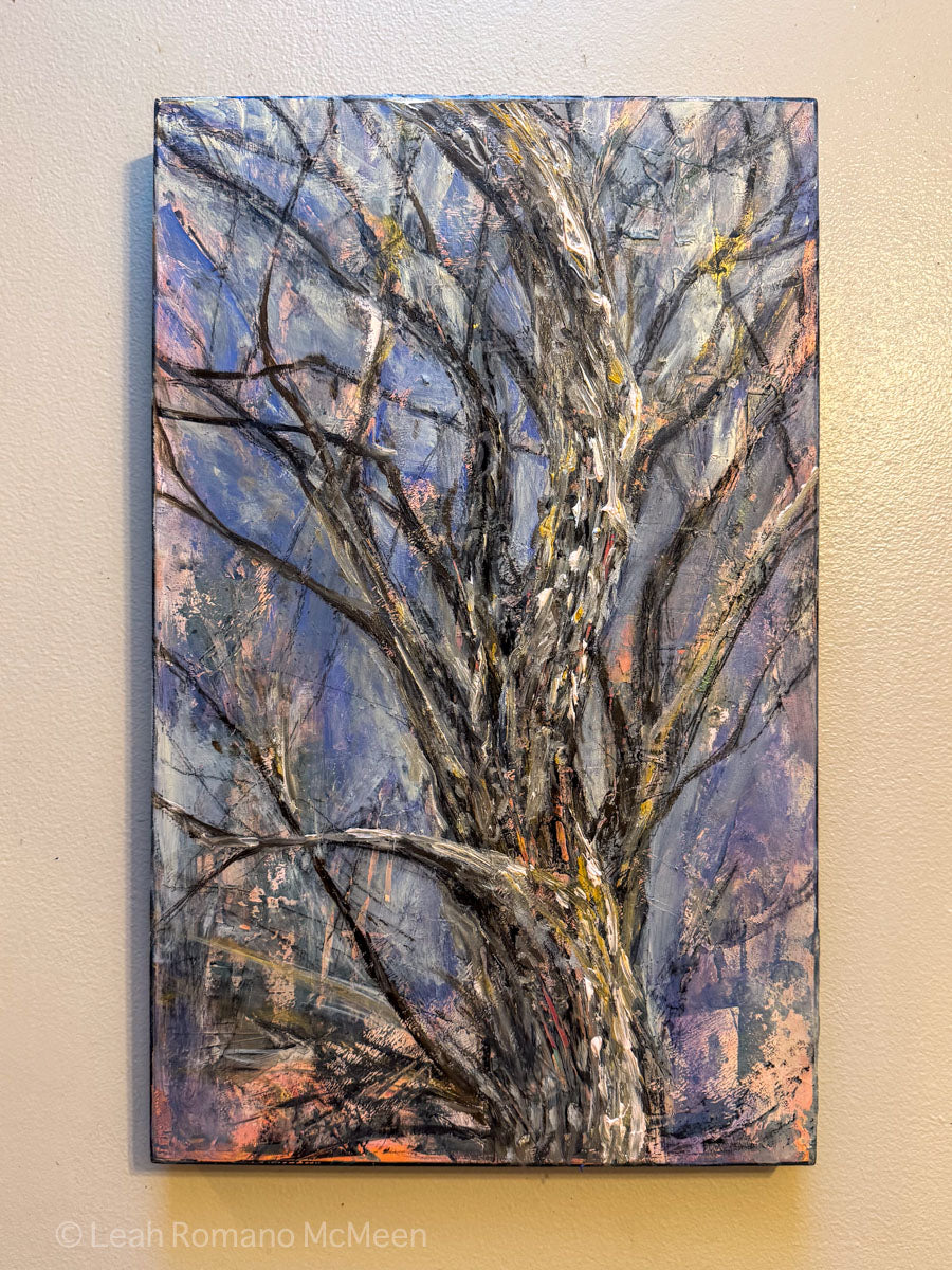 Sycamore In Blue front view painting
