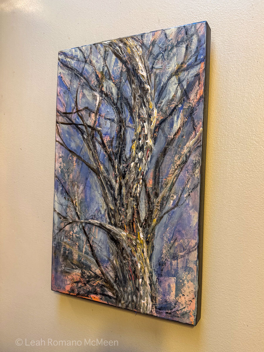 Sycamore In Blue side view painting
