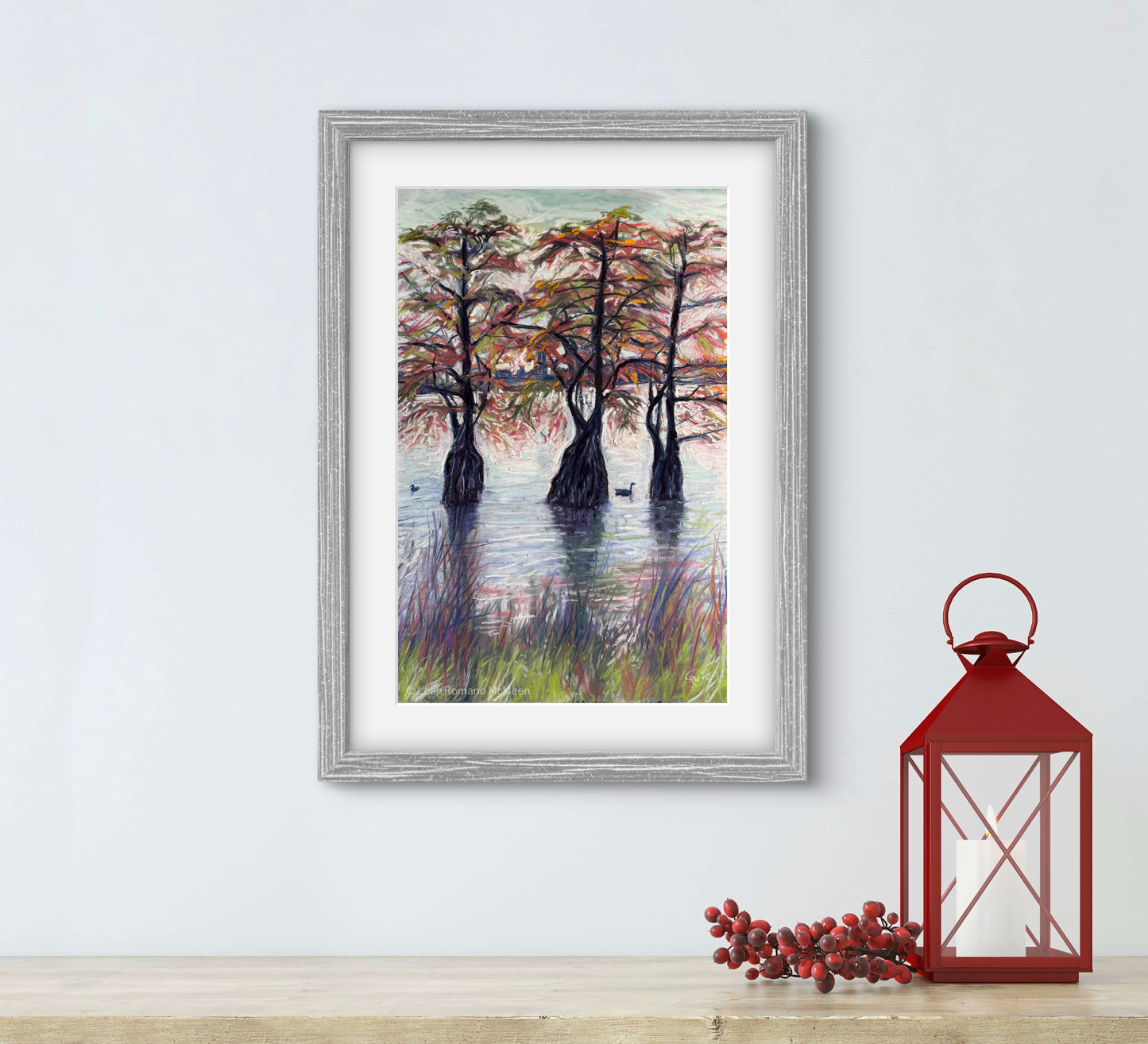 Three Sisters Trees La Porte Indiana Art Print 