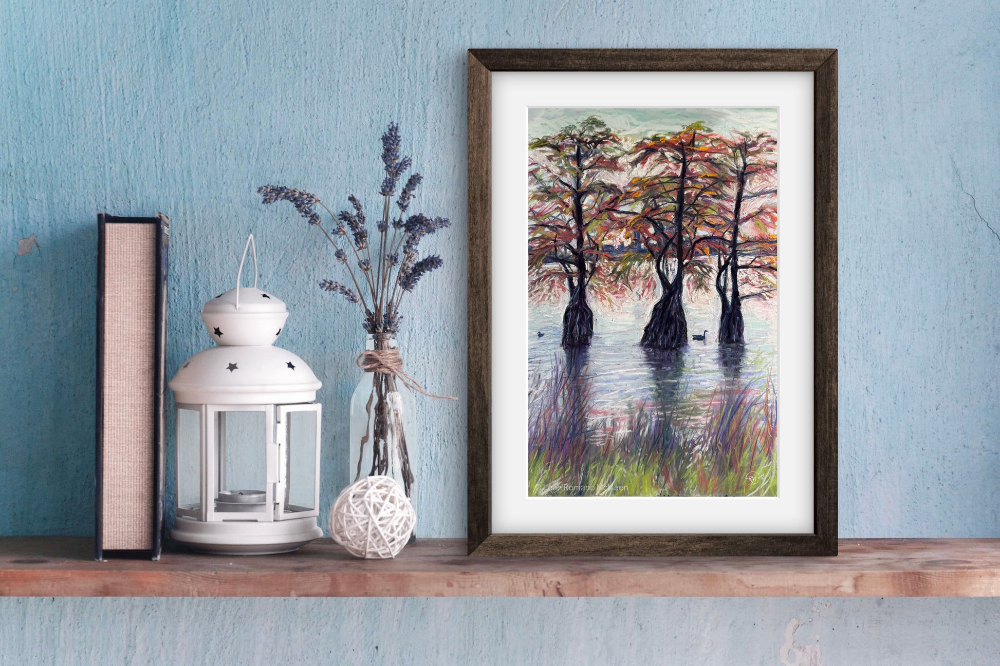 Three Sisters Trees La Porte Indiana Art Print 