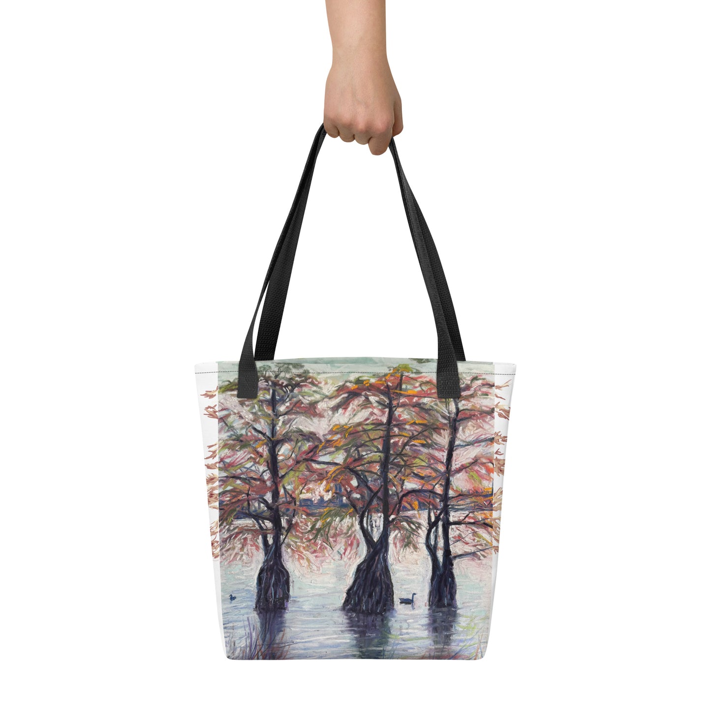 Three Sisters of La Porte Trees Tote Bag