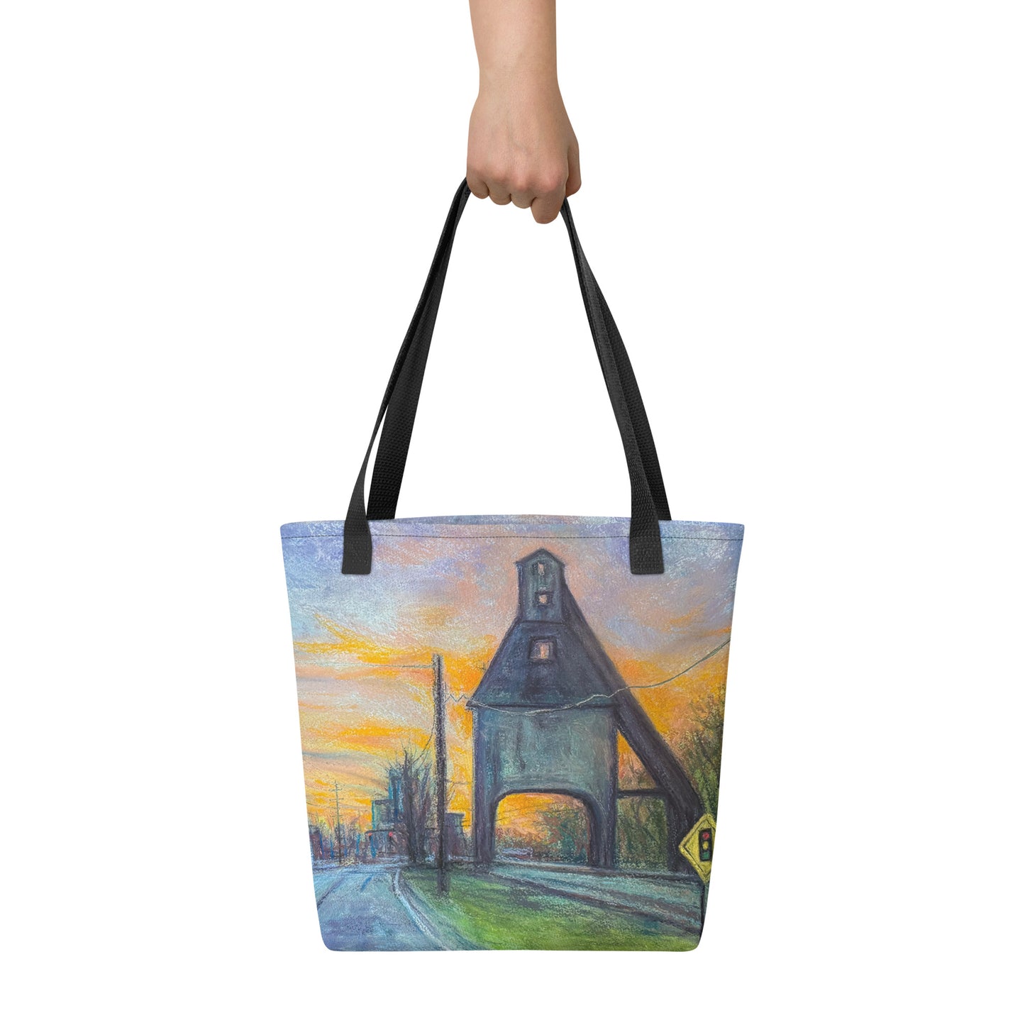 Coaling Tower of Michigan City Tote Bag