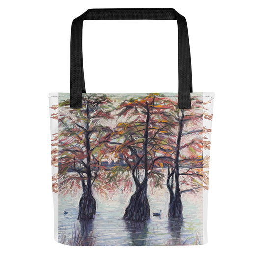Three Sisters of La Porte Trees Tote Bag