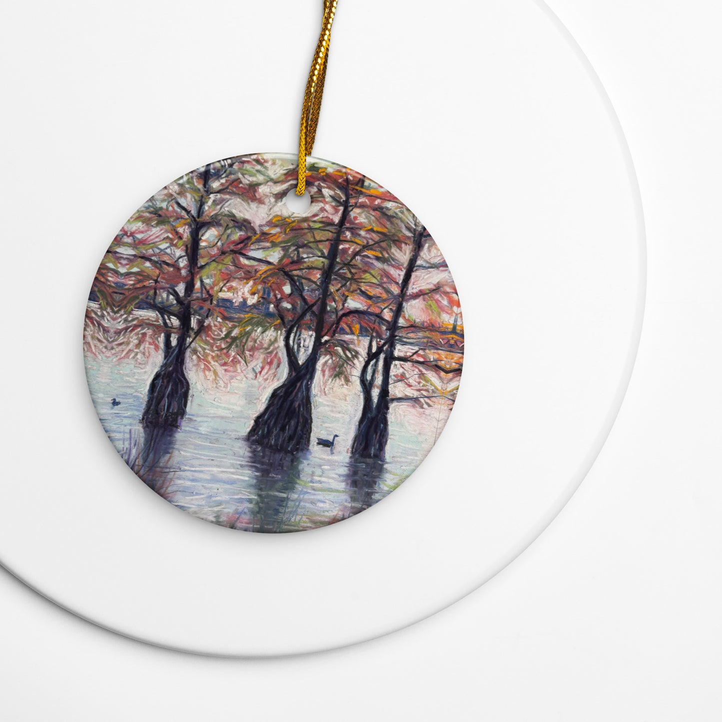 Three Sisters Trees Ceramic Ornament