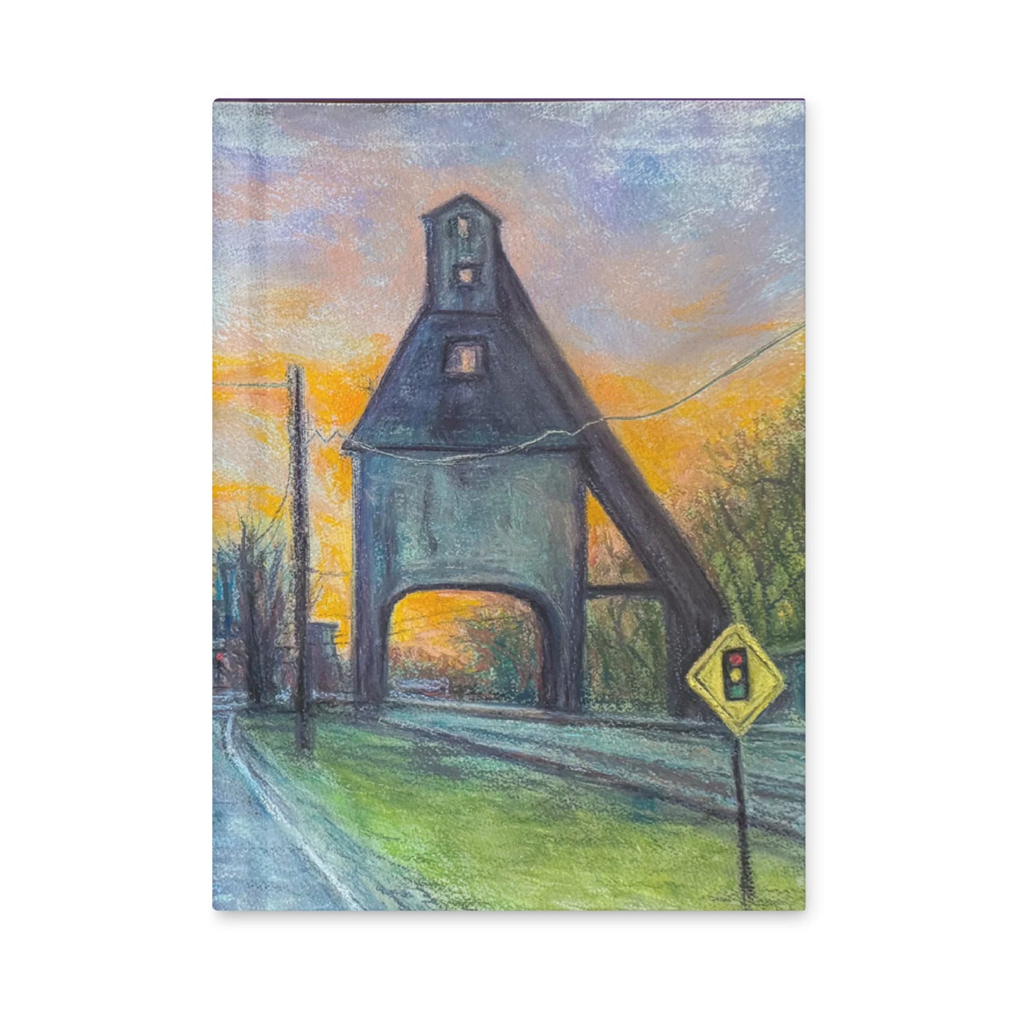 Last Light of the Coaling Tower of Michigan City – Hardcover Journal