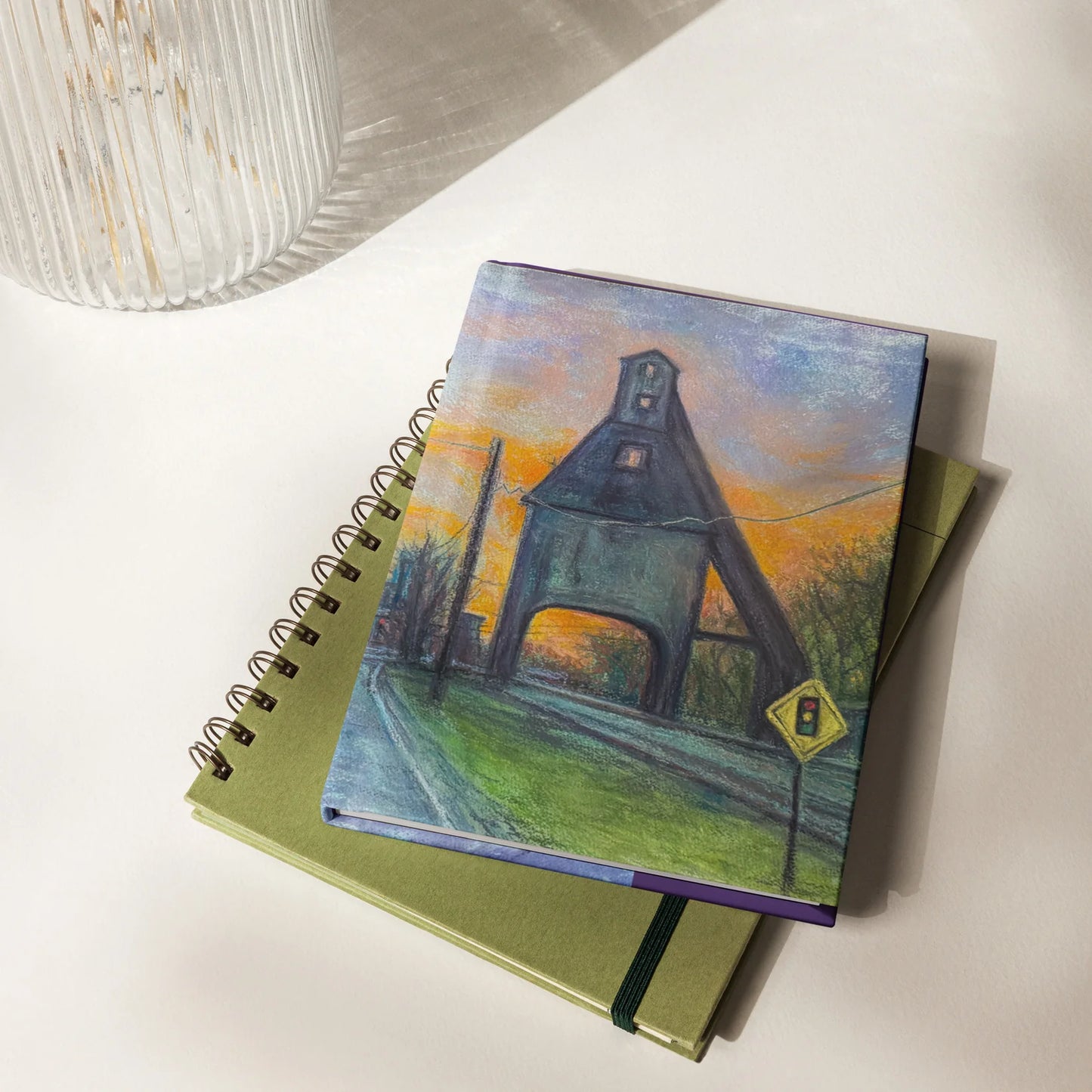 Last Light of the Coaling Tower of Michigan City – Hardcover Journal