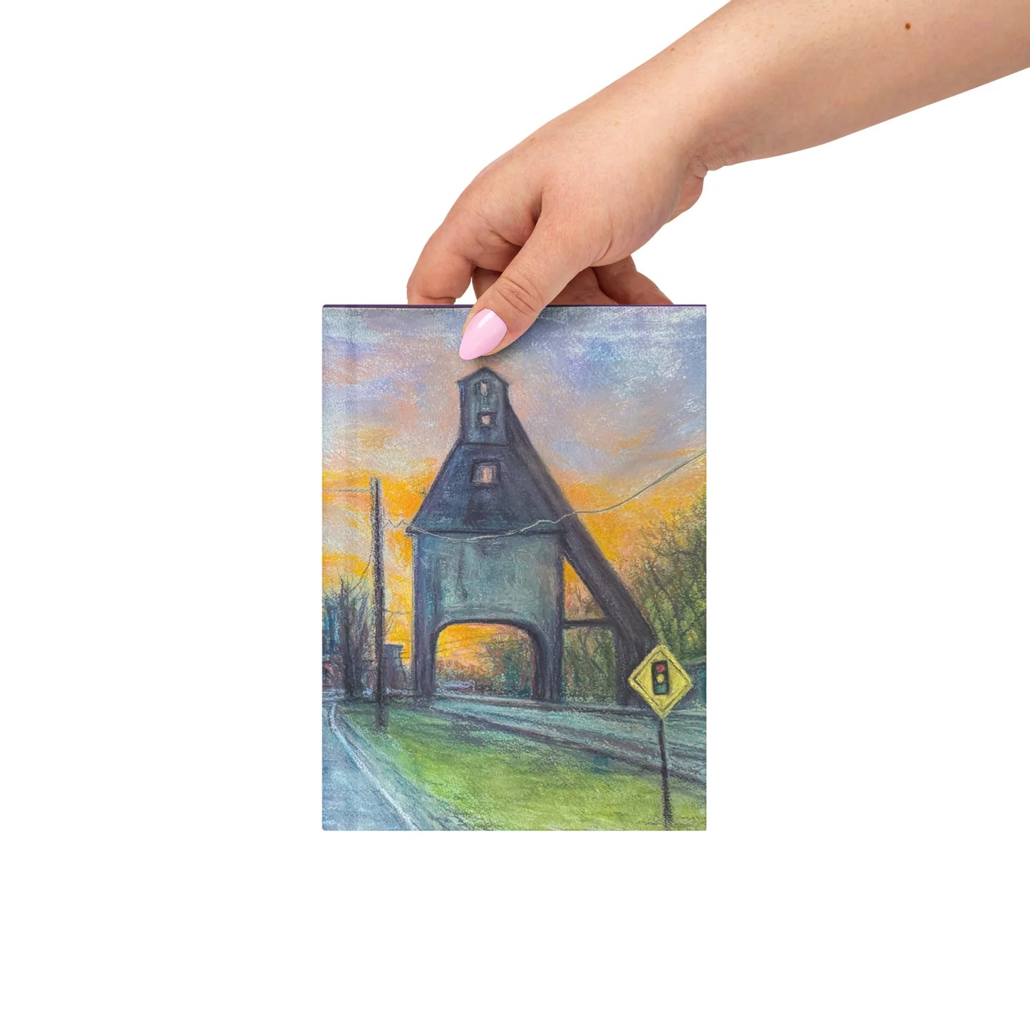 Last Light of the Coaling Tower of Michigan City – Hardcover Journal