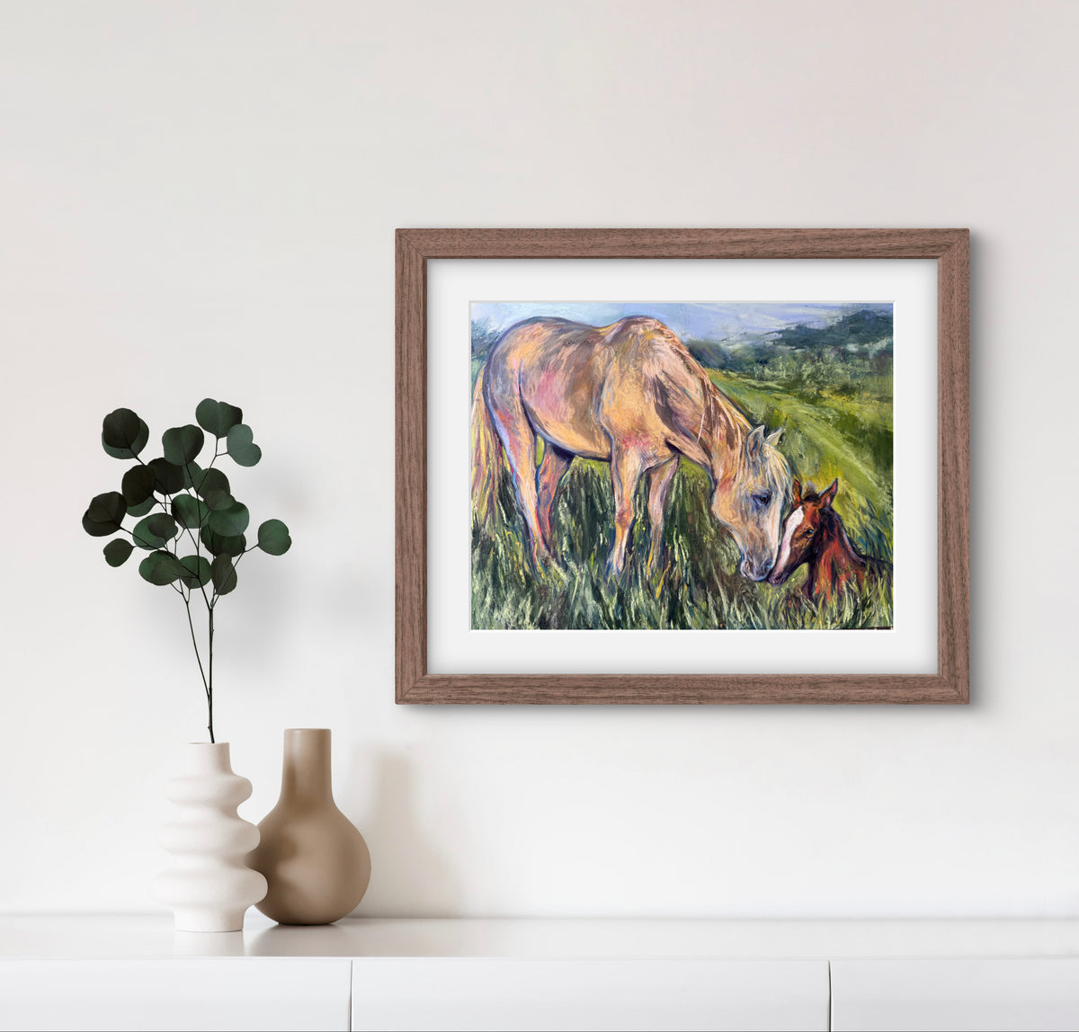 Summertime Scenes of Northwest Indiana – Horse Art Poster & Print
