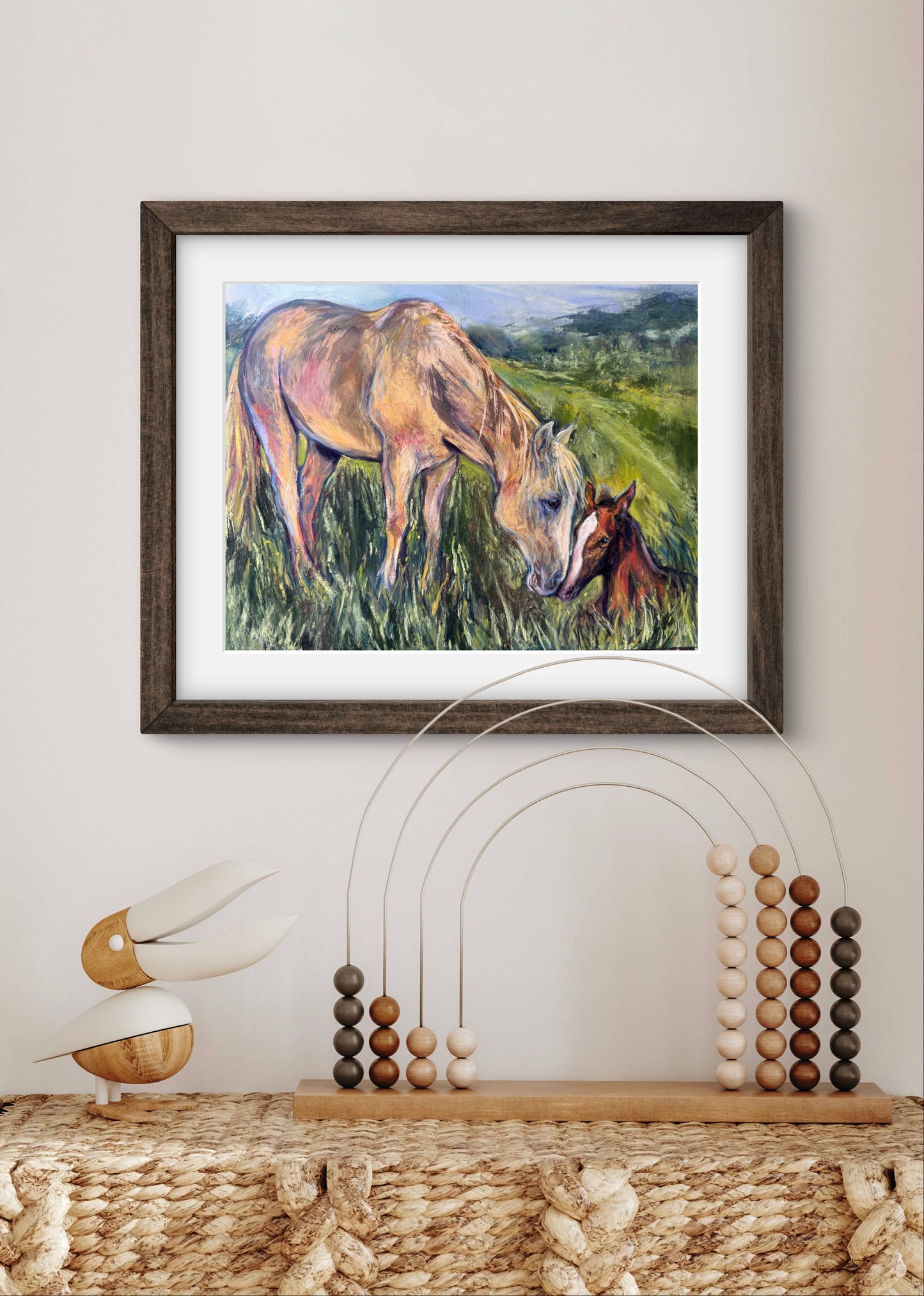 Summertime Scenes of Northwest Indiana – Horse Art Poster & Print