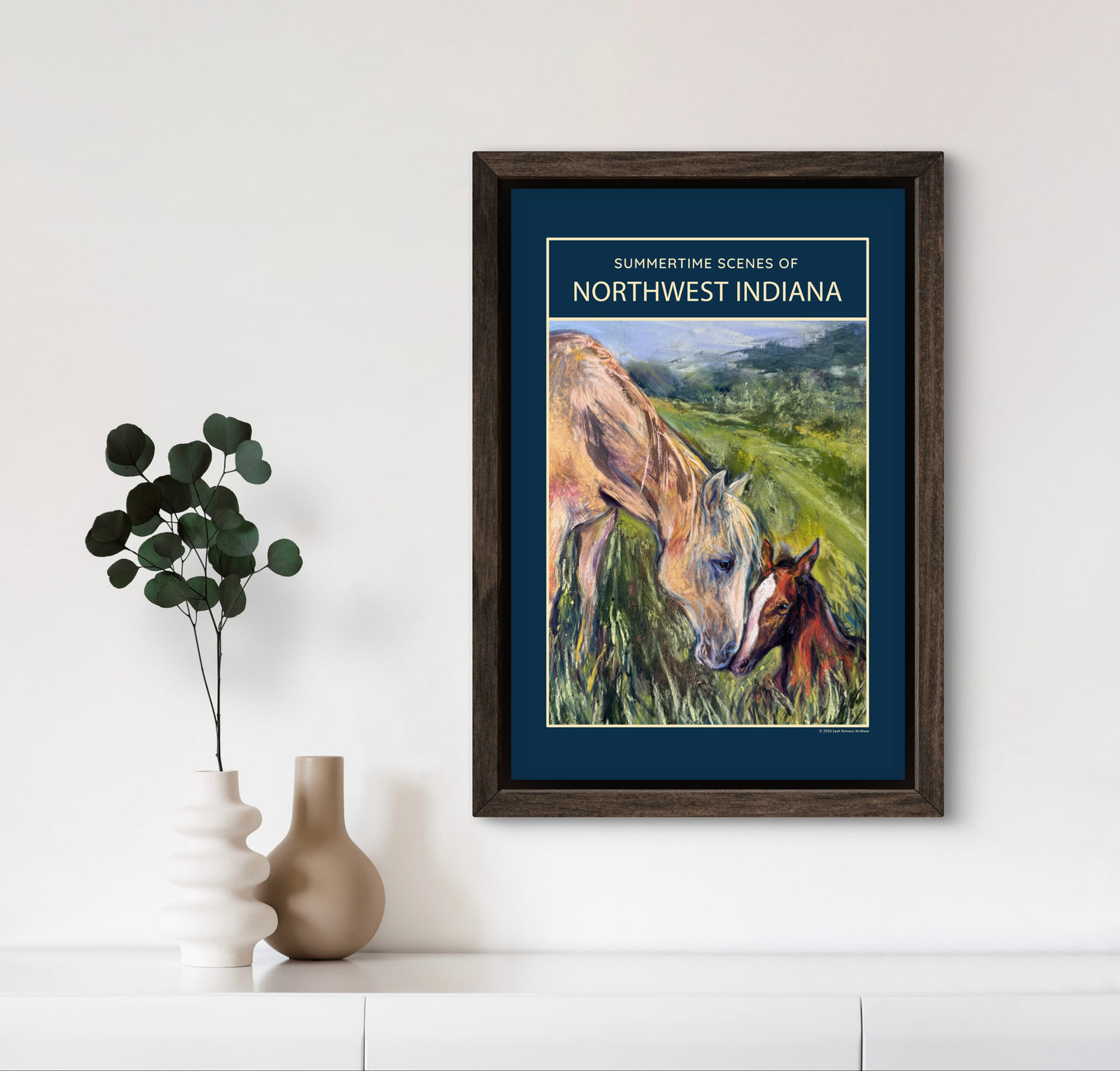 Summertime Scenes of Northwest Indiana – Horse Art Poster & Print